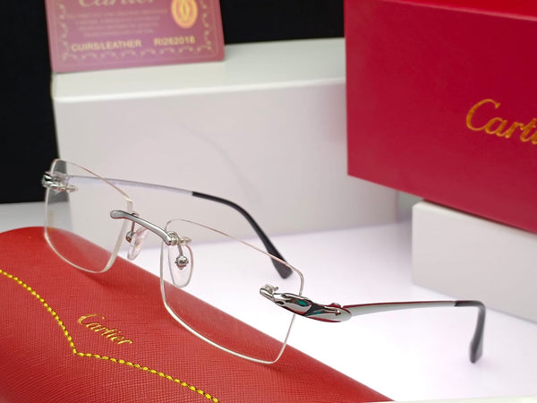 Premium Rimless  Frame Glasses For Men