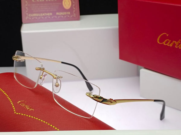 Premium Rimless  Frame Glasses For Men