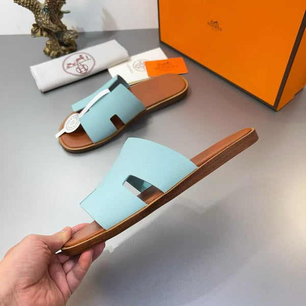 Premium Branded  H Cut Style  Leather Slipper