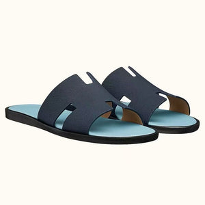 Branded Leather Slipper For Men