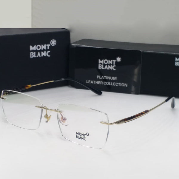 Sleek & Stylish Rimless Eyewear for the Modern Man