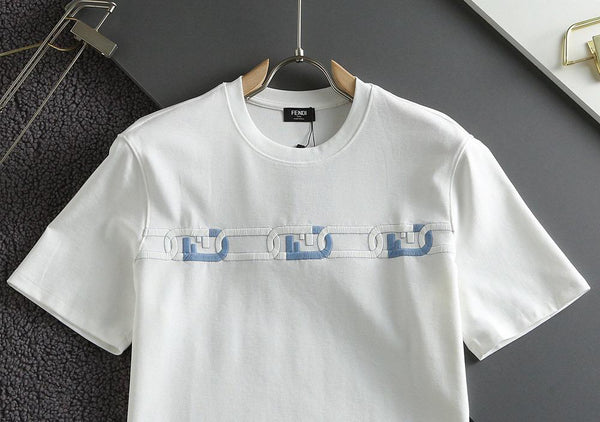 Imported  Brand  Embroidery Clip Logo T-shirt