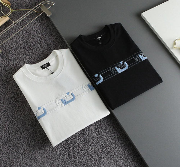 Imported  Brand  Embroidery Clip Logo T-shirt