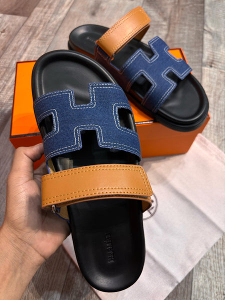Premium Denim  H Cut Style  Slipper