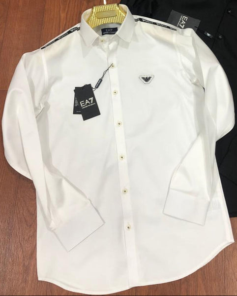 Imported Patched  Regular Fit  Cotton Shirt