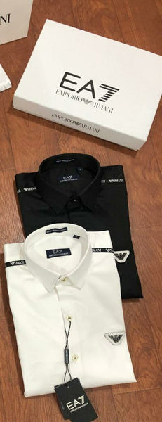 Imported Patched  Regular Fit  Cotton Shirt