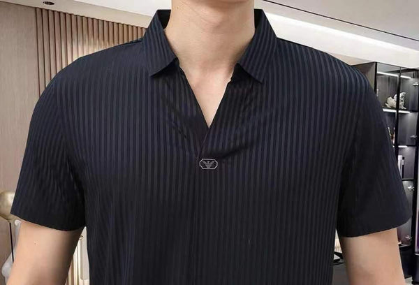 Fashionable &  Stylish  Luxury Brand T-shirt With Classic Collar