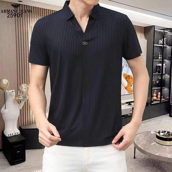 Fashionable &  Stylish  Luxury Brand T-shirt With Classic Collar