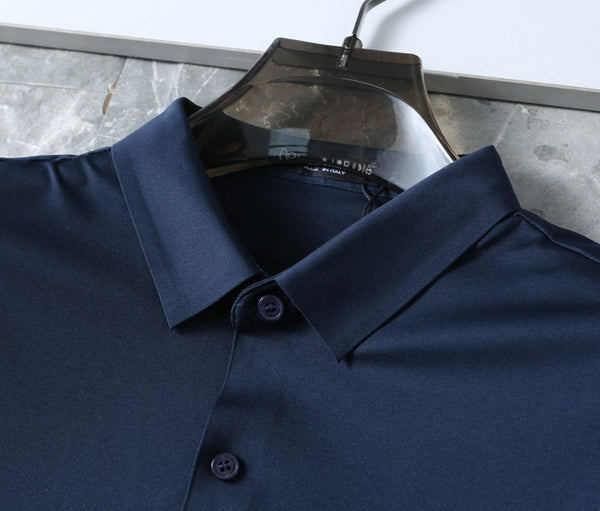 Imported  Monogram Logo  Half  Sleeve Shirt