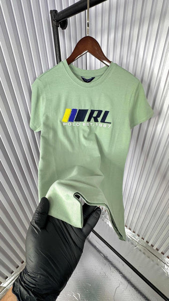 Imported  Printed Logo Regular fit  Women T-Shirt