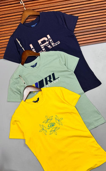 Imported  Printed Logo Regular fit  Women T-Shirt