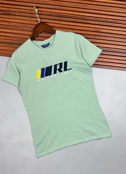Imported  Printed Logo Regular fit  Women T-Shirt