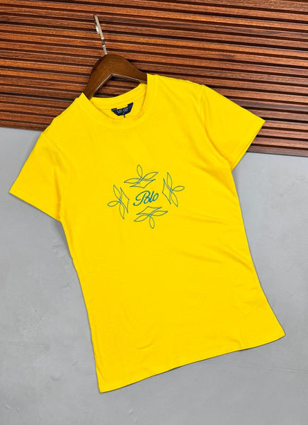 Imported  Printed Logo Regular fit  Women T-Shirt