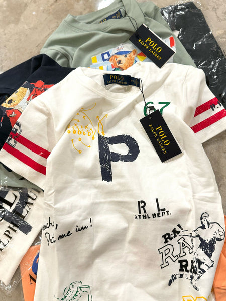 Premium Round Neck Bear Printed cotton T-shirt
