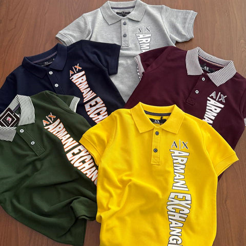 Premium Polo Collar  Printed cotton T-shirt