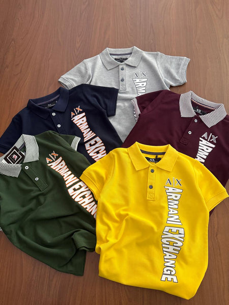 Premium Polo Collar  Printed cotton T-shirt