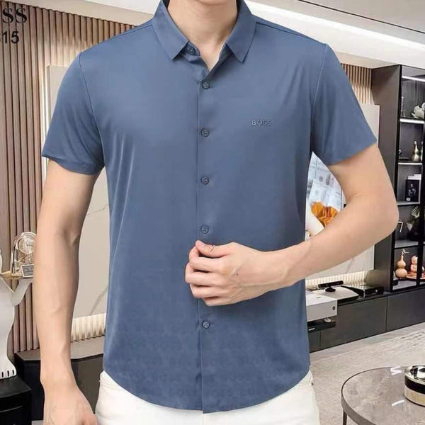 Premium Shaded Brand Signature  Half  Sleeve Shirt