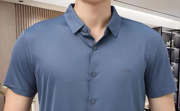 Premium Shaded Brand Signature  Half  Sleeve Shirt