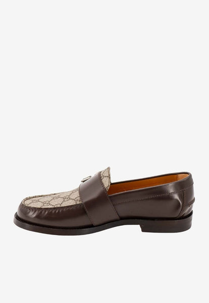 Luxury  GG Supreme Leather Shoes