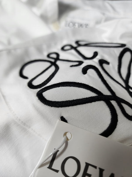 Luxury Brand Logo Embroidered Shirt