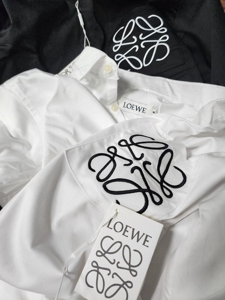 Luxury Brand Logo Embroidered Shirt