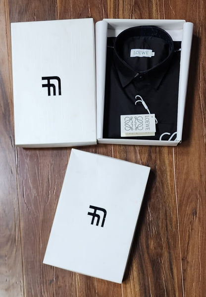 Luxury Brand Logo Embroidered Shirt