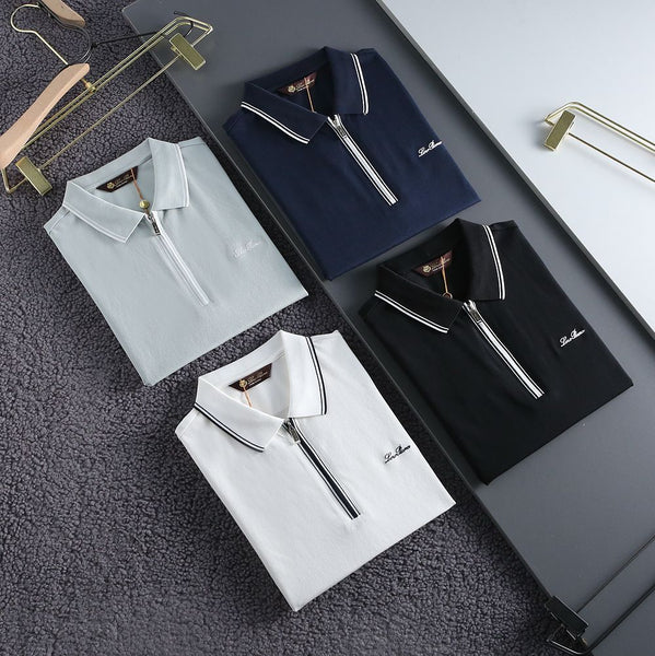 Premium  Zip Closure Polo Tee For Men