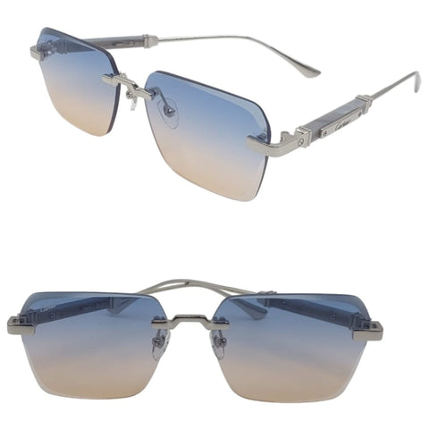 Branded Rimless Shaded Glass Sunglass For Men