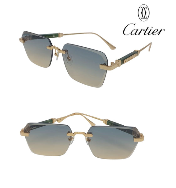 Branded Rimless Shaded Glass Sunglass For Men