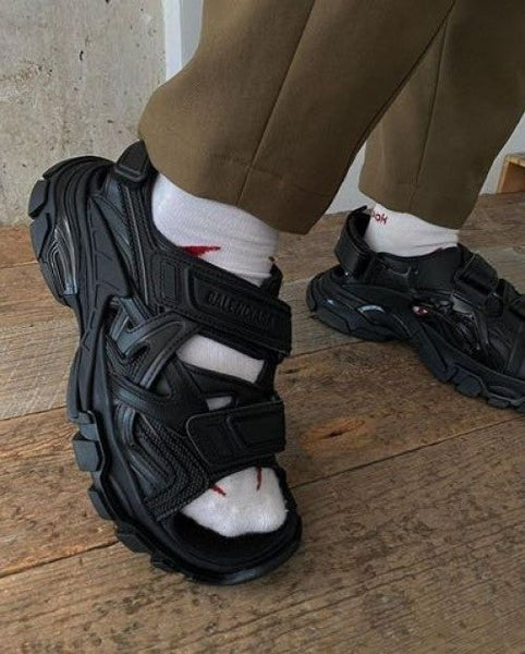 Premium Brand Track Strap Sandal