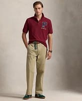 Luxury Regular Fit Logo Patch Polo T-Shirt for Men