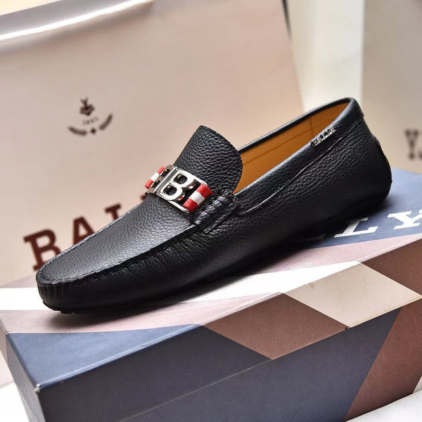 Men Premium Look Loafers with Metal Initial Logo