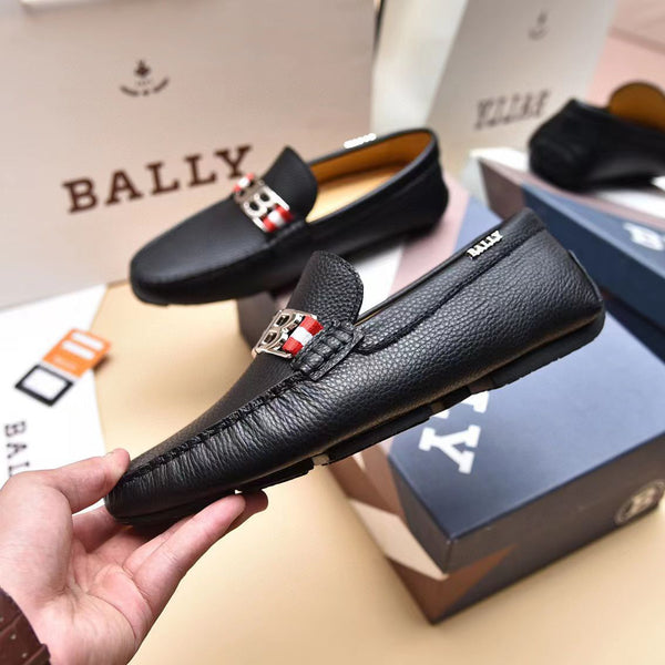 Men Premium Look Loafers with Metal Initial Logo