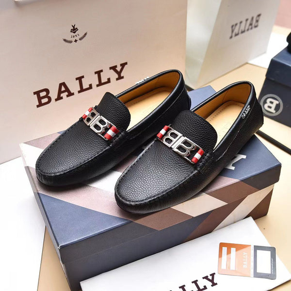 Men Premium Look Loafers with Metal Initial Logo