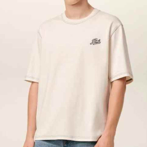 Premium Beige Brand Signature T-Shirt