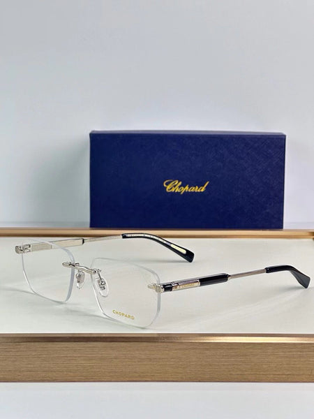 Luxury  Rimless Gold Rectangular Shape sunglass