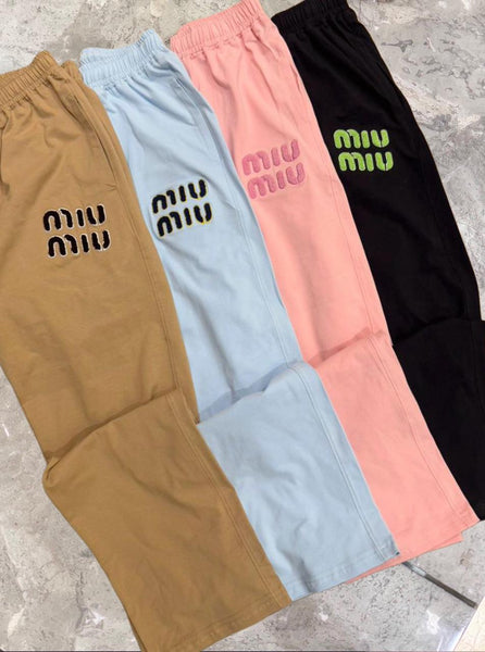 Premium Embroidered Logo Co-ord Set – T-Shirt & Lounge Pants