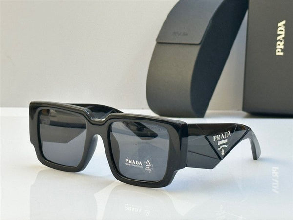 Men's Black Oversized Sunglasses Premium Designer Eyewear with Bold Frame