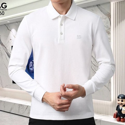 Men Premium Long Sleeve Polo – Sleek, Smart & Effortlessly Cool