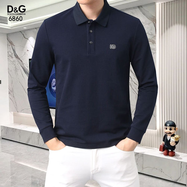 Men Premium Long Sleeve Polo – Sleek, Smart & Effortlessly Cool