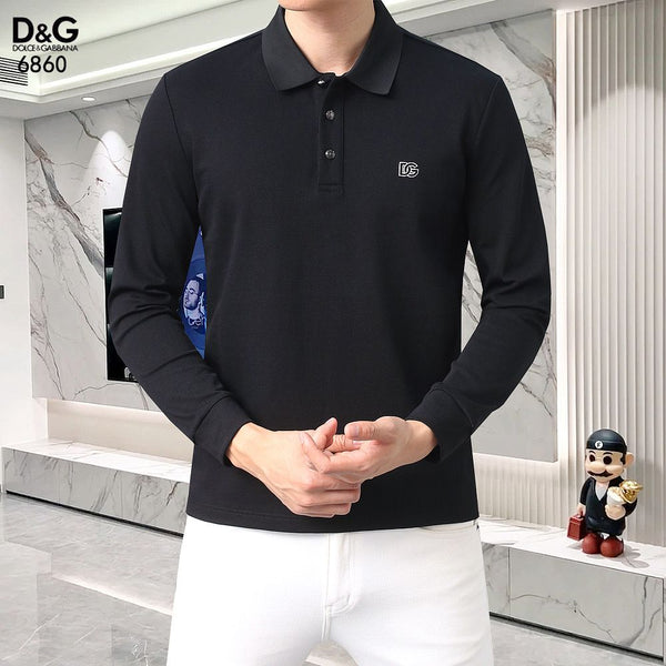 Men Premium Long Sleeve Polo – Sleek, Smart & Effortlessly Cool