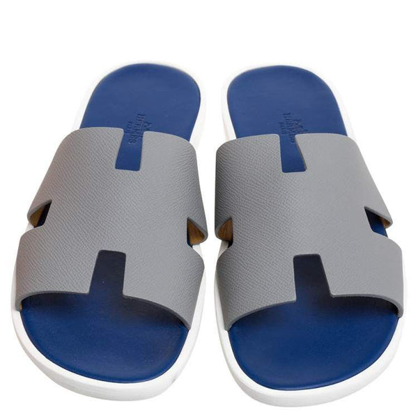 Men Contemporary Slide Sleeper – Grey & Blue Dual-Tone