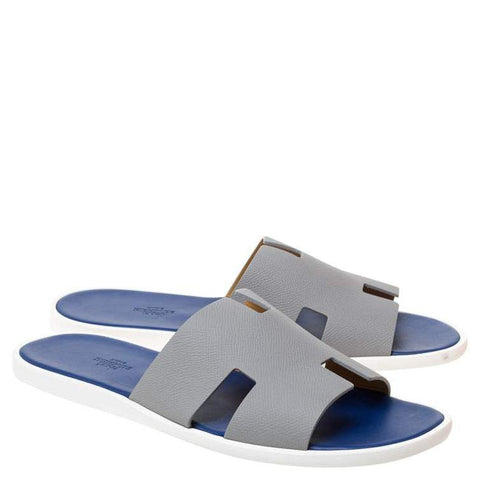 Men Contemporary Slide Sleeper – Grey & Blue Dual-Tone