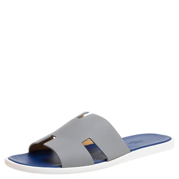 Men Contemporary Slide Sleeper – Grey & Blue Dual-Tone