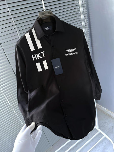 Men Stylish Racing-Inspired Long Sleeve Shirt