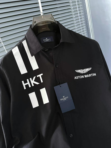 Men Stylish Racing-Inspired Long Sleeve Shirt