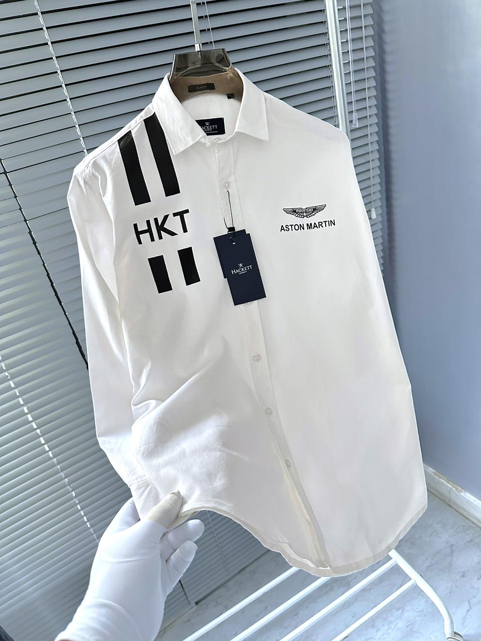 Men Stylish Racing-Inspired Long Sleeve Shirt