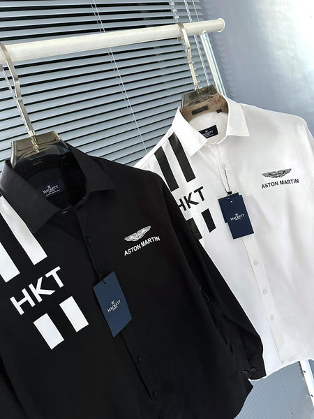 Men Stylish Racing-Inspired Long Sleeve Shirt