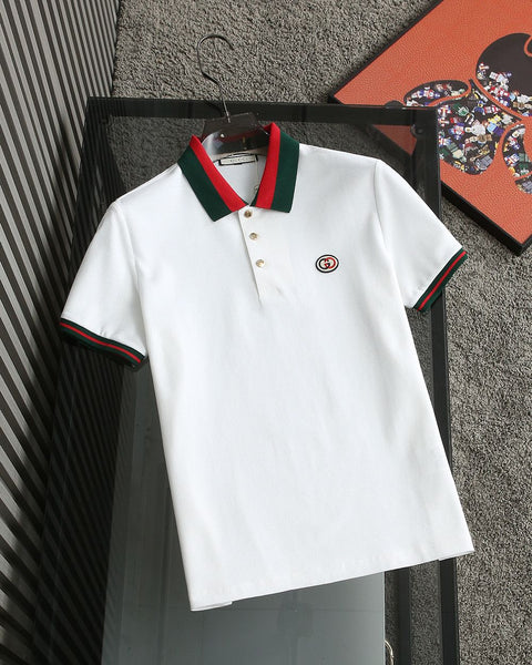 Men Classic Short Sleeve Polo T-Shirt – Premium Cotton Comfort