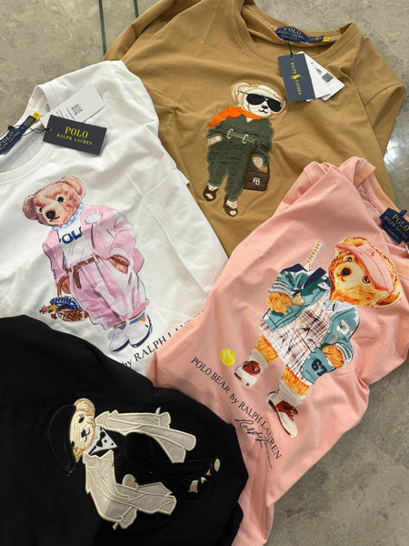 Premium Trench Polo Bear Cotton Tee